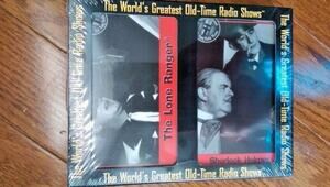 The Lone Ranger The World's Greatest Old-Time Radio Shows 2 Audio Tapes - New